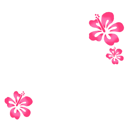 Hawaiian Flower Filter-Dark pink