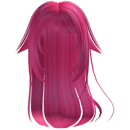 hot pink mysterious anime girl hair