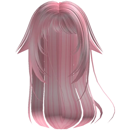 pink mysterious anime girl hair