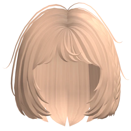 Blonde Bob Hair w/ Braid