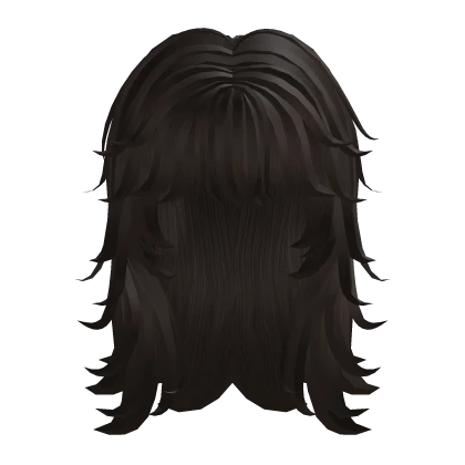 Scene Emo Messy Wolfcut Hair in Brown