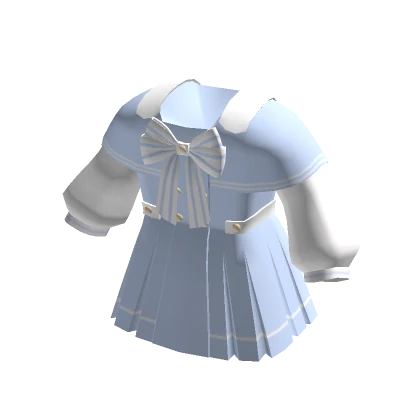 🍀Chibi Doll Sailor Dress (Blue)