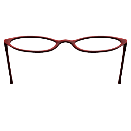 2000's Grunge Raised Glasses in Red