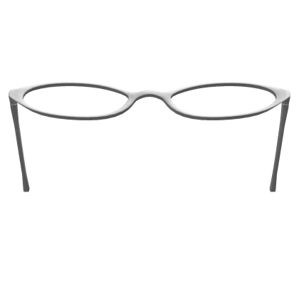 2000's Grunge Raised Glasses in White