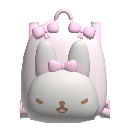 ♡ grey bunny backpack