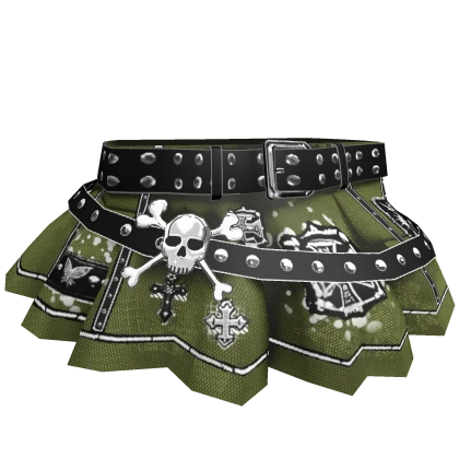 3.0 Punk Princess Skirt Green