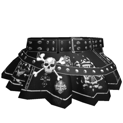 3.0 Punk Princess Skirt Black