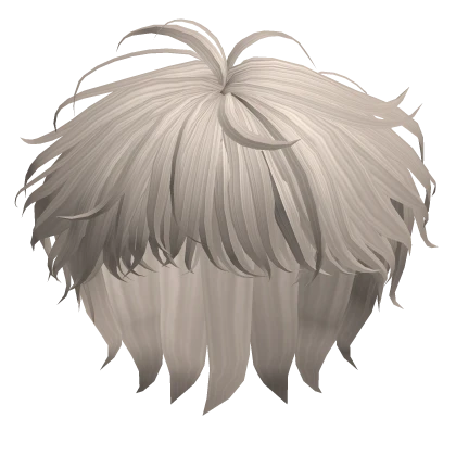 Long Anime Hair in Ash