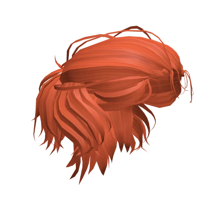 Stylish Tied Ponytail in Ginger