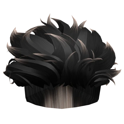 Anime Sorcerer Hair in Black&Blonde