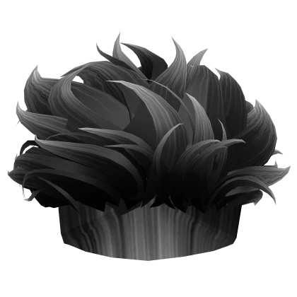Anime Sorcerer Hair in Black&White