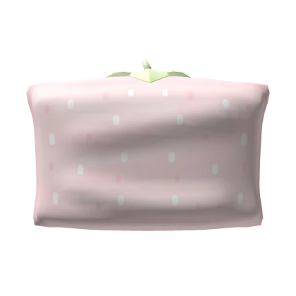 kawaii cozy strawberry head pillow