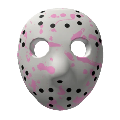 Pink Bloody Hockey Mask