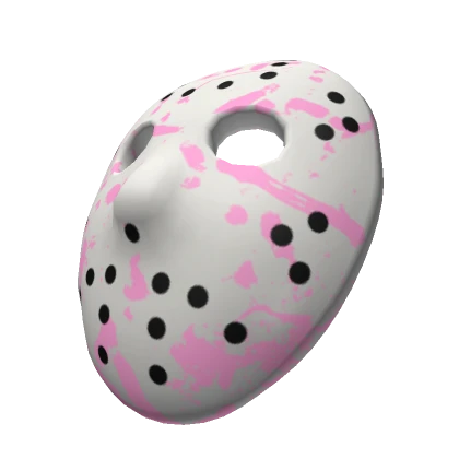 Pink Bloody Hockey Mask [ON HEAD]