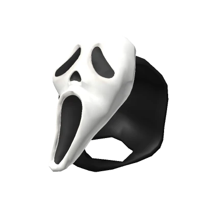 Screaming Ghost Mask With Hood