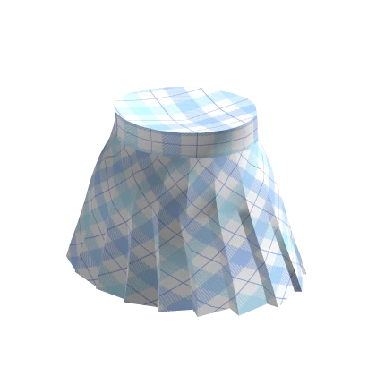 Blue Flannel Skirt
