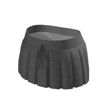 ☆ grey pleated mini-skirt