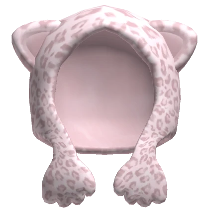 Cute Snow Leopard Paw Hat (pink)