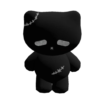 ♡ sad emo kitty plushie (holdable)