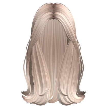 Long Layered Messy Butterfly Cut (Platinum)