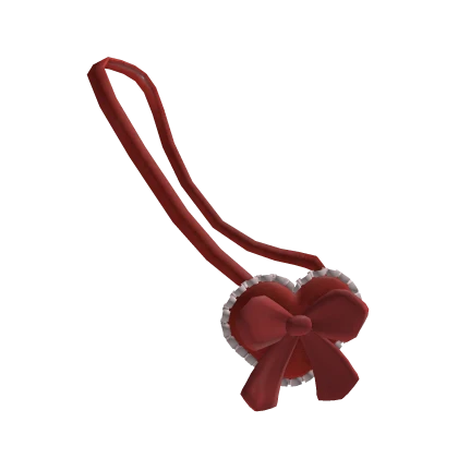 [3.0] Cute valentines heart bag in red