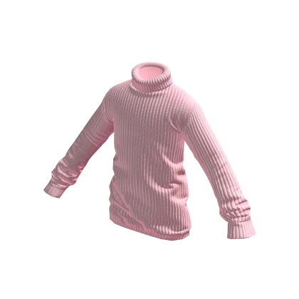 Pink Turtleneck
