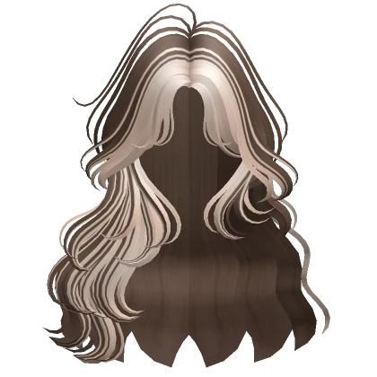 Two-Tone Soft Fairy Waves Hair (Brown & Platinum)