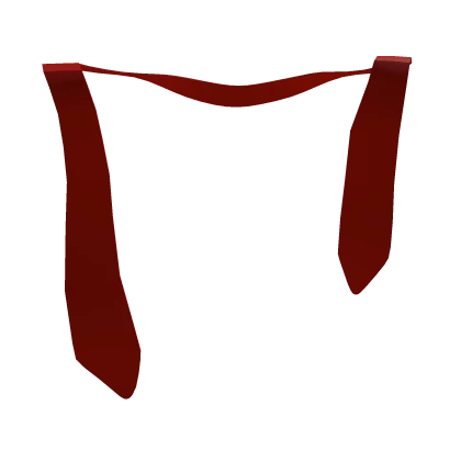 1.0 Red Untied Tie