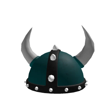 Blue Viking Helmet