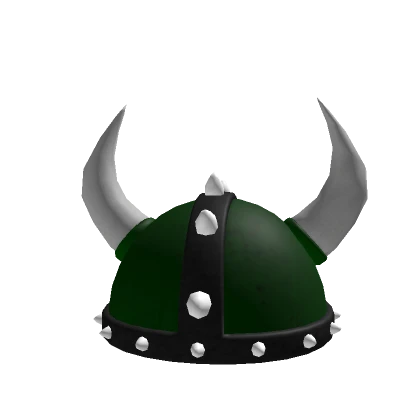 Green Viking Helmet