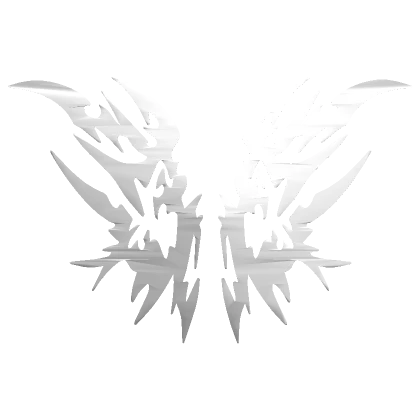 Y2K Cyber Sigil Wings White (Mini)