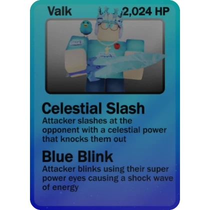 Valk's Trading Card