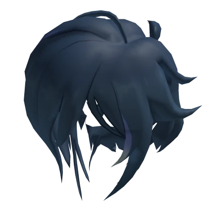 Dark Blue Anime Kaeya Hair