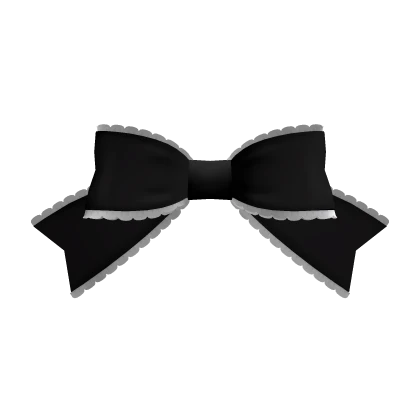 ୨୧: kawaii black head bow