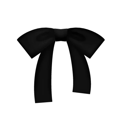 ୨୧: kawaii black ribbon bow