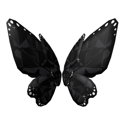 Black Crystal Nymph Wings