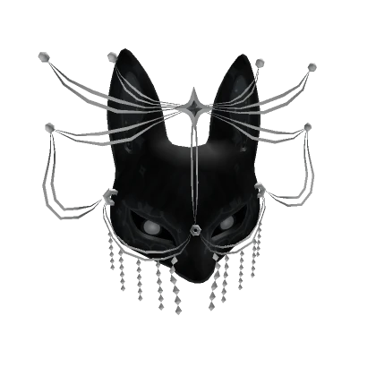 Black Night Kitsune Mask