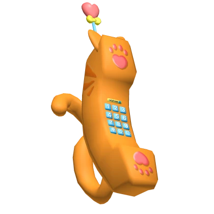 Cute Orange Cat Phone [Face]