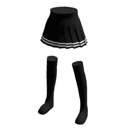 Black Skirt w/ socks