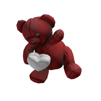 Valentines Bear Red