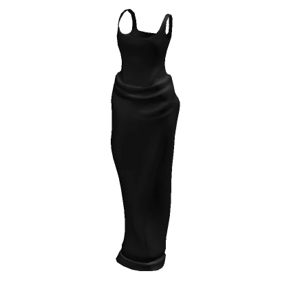 ☆ elegant long black dress