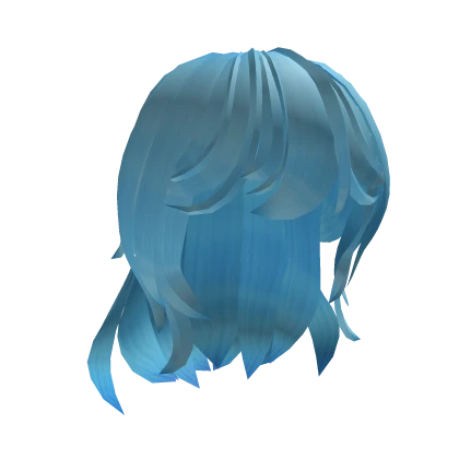 Flourishing Hair [Pastel Blue]