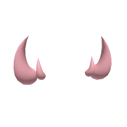 Pastel Pink Horns