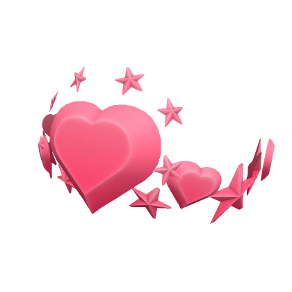 Pink Hearts Crown