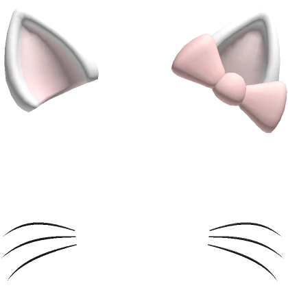 Pink Bow Kitty Ears