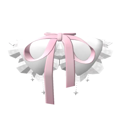 Neck acc ver/ Ribbon Neck Cape (pink)