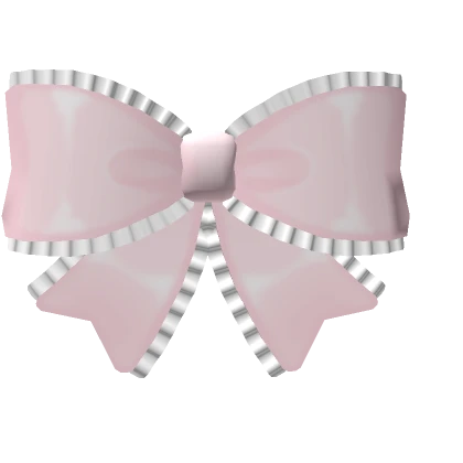 ♡ little pink hair bow