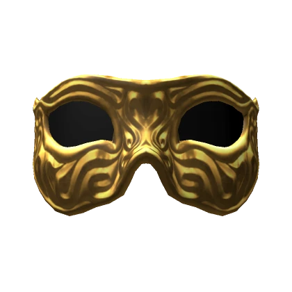 Gold Theatrical Mask [Dark Eyes]