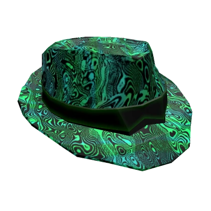 Green Damascus Fedora