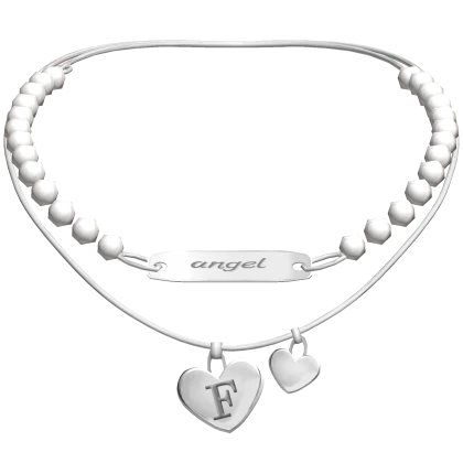 Initial Necklace F